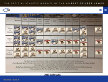 Tablet Screenshot of hilberthawks.com